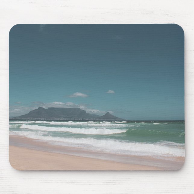Cape Town Table Mountain Ocean Mouse Pad (Front)