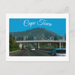 Cape Town Table Mountain Signal Hill Cityscape Postcard