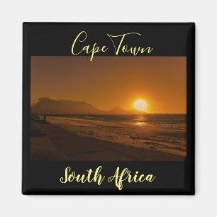 Cape Town Table Mountain Sunset Magnet