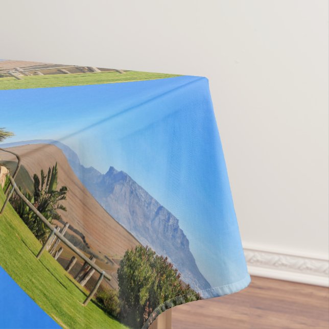Cape Town Table Mountain View Tablecloth (In Situ)