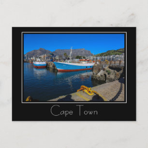 Cape Town Table Mountain Waterfront Harbour Postcard
