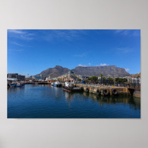 Cape Town Waterfront South Africa SA Architecture Poster