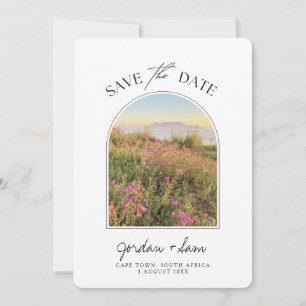 Cape Town Wedding Table Mountain Save the Date Invitation