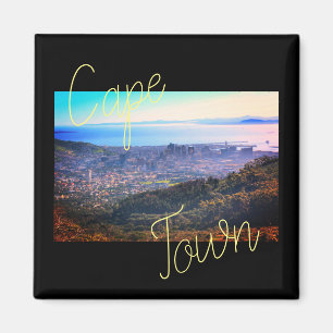 Cape Town ZA Afrique du Sud Océan Panorama Magnet