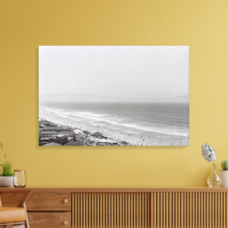 Cape Town ZA Ocean Kodak Film Cityscape Canvas Print