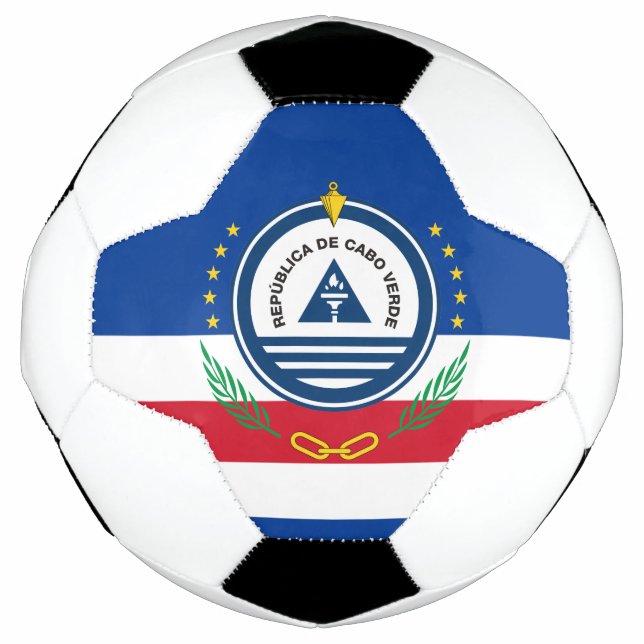 cape verde emblem soccer ball (Front)