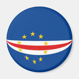 Cape Verde Fisheye Flag Magnet
