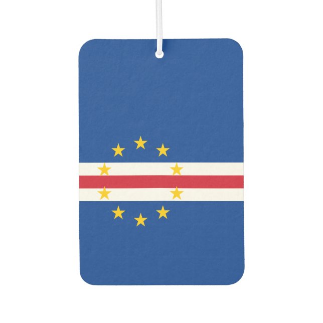 Cape Verde Flag Air Freshener (Front)