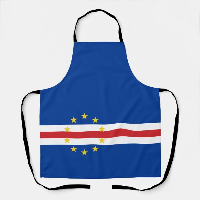 Cape Verde flag All-Over Print Apron (Front)