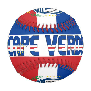 Cape Verde Flag and Coat of Arms Patriotic Baseball