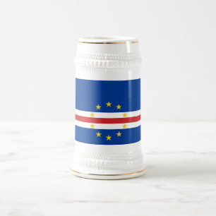 Cape Verde Flag Beer Stein