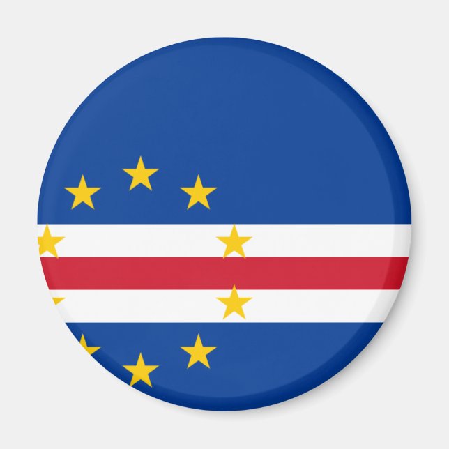 Cape Verde Flag CV Magnet (Front)