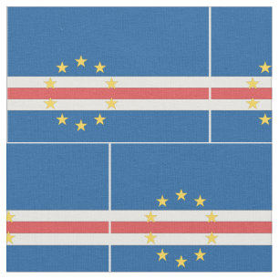 Cape Verde Flag Fabric