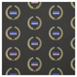 Cape Verde Flag Fabric