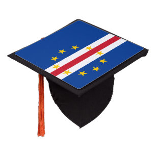 Cape Verde Flag Graduation Cap Topper