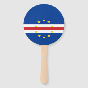 Cape Verde Flag Hand Fan