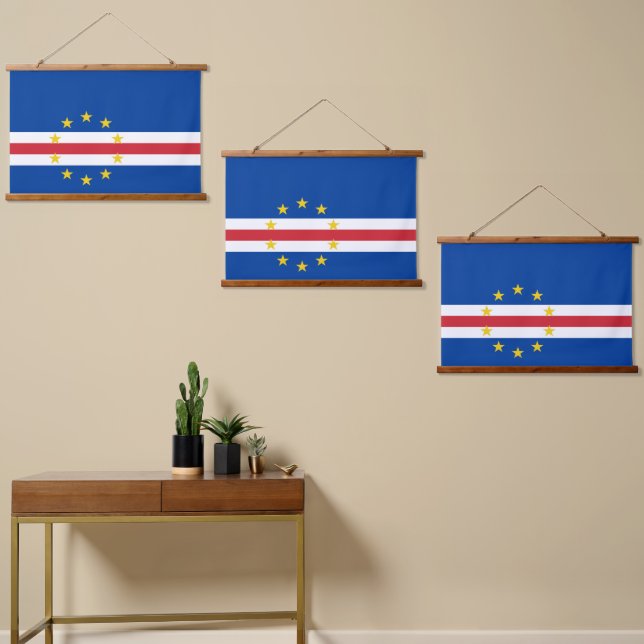 Cape Verde flag Hanging Tapestry (Asymmetrical)
