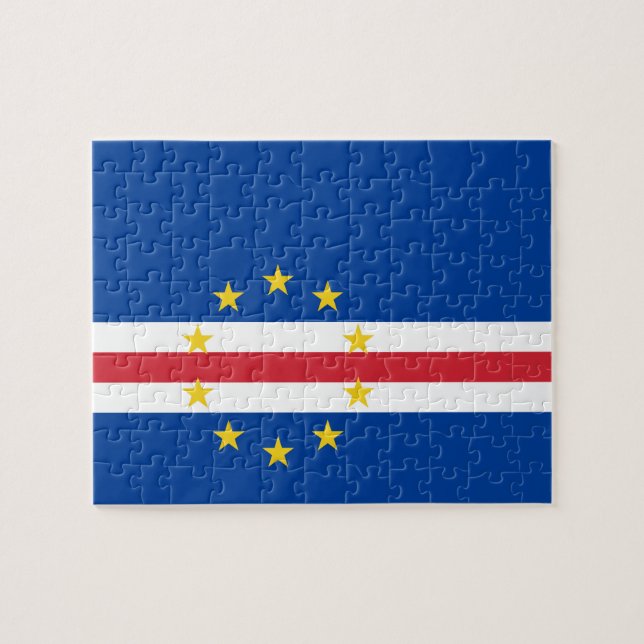 Cape Verde flag Jigsaw Puzzle (Horizontal)