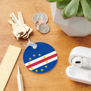 Cape Verde flag Keychain