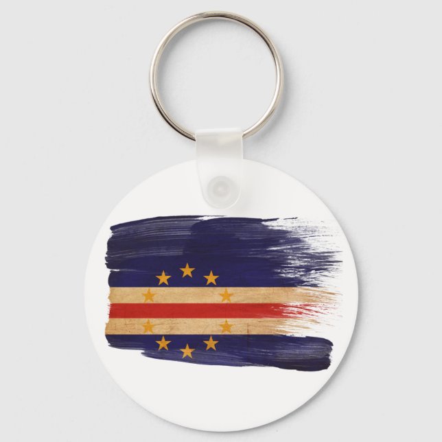 Cape Verde Flag Keychain (Front)