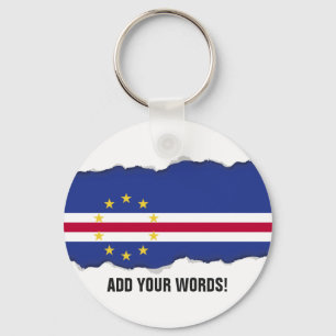 Cape Verde Flag Keychain