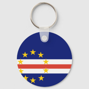 Cape Verde Flag Keychain