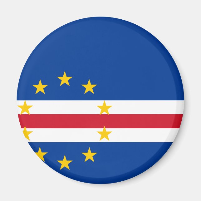 Cape Verde Flag Magnet (Front)