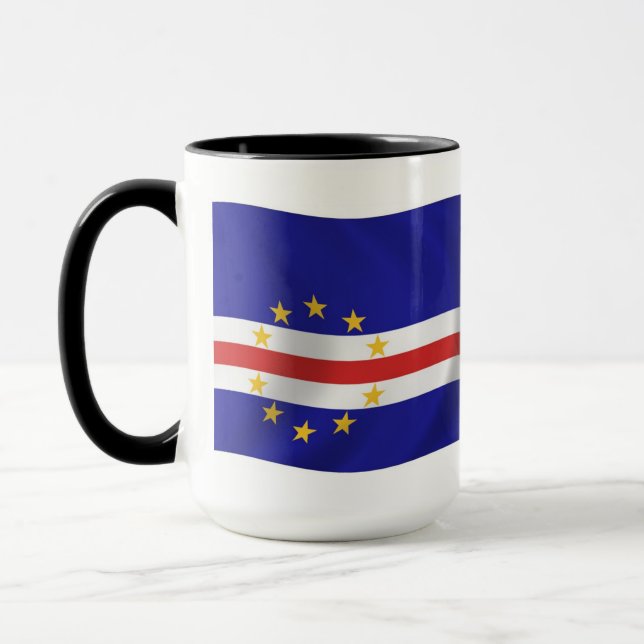 Cape Verde Flag Mug (Left)