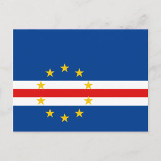 Cape Verde Flag Postcard