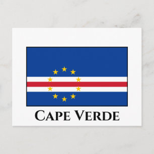Cape Verde Flag Postcard