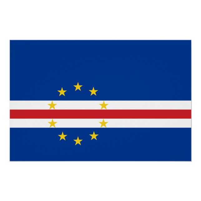 Cape Verde Flag Poster (Front)