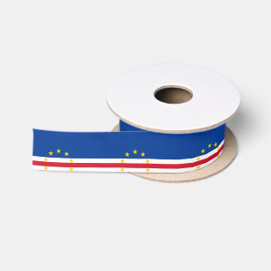 Cape Verde Flag Satin Ribbon