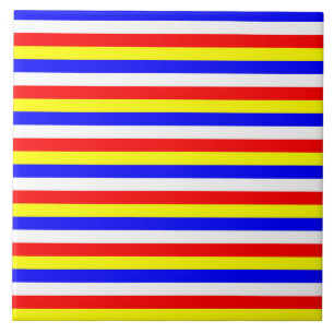 Cape Verde flag stripes country pattern symbol Tile