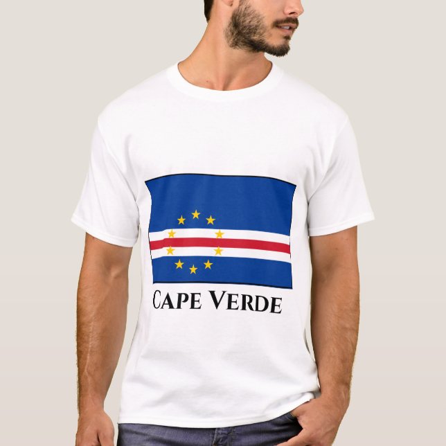 Cape Verde Flag T-Shirt (Front)