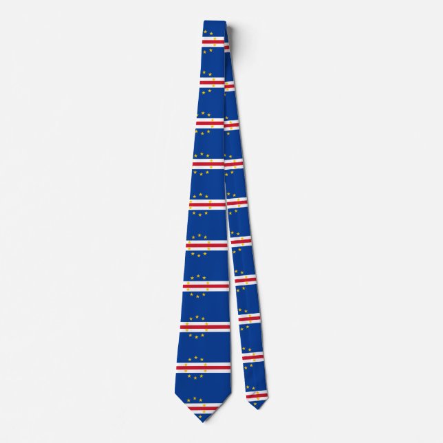 Cape Verde Flag Tie (Front)