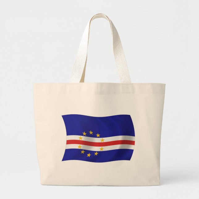 Cape Verde Flag Tote Bag (Front)