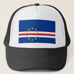 Cape Verde Flag Trucker Hat