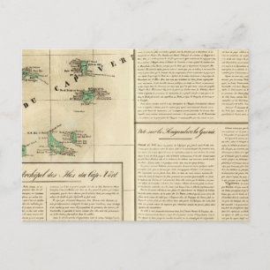 Cape Verde Islands Africa Postcard