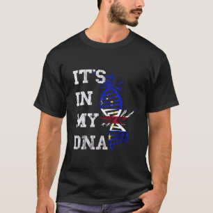 Cape Verde It's In My Dna Cape Verdean Roots Flag T-Shirt