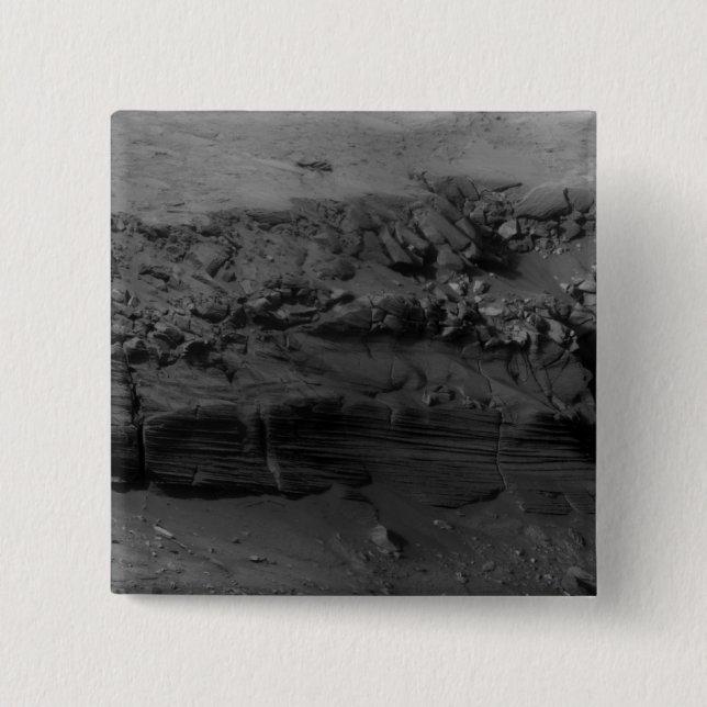 Cape Verde, Mars 2 Inch Square Button (Front)