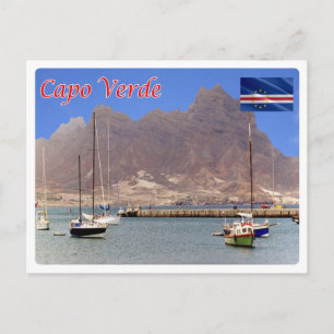 Cape Verde - Mont Cara - Postcard