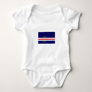 Cape Verde National Flag Baby Bodysuit