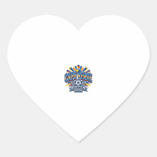 Cape Verde Soccer 2026 Soccer Bold Country Typogra Heart Sticker