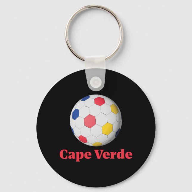 cape verde soccer keychain (Front)