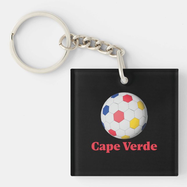 cape verde soccer keychain (Front)