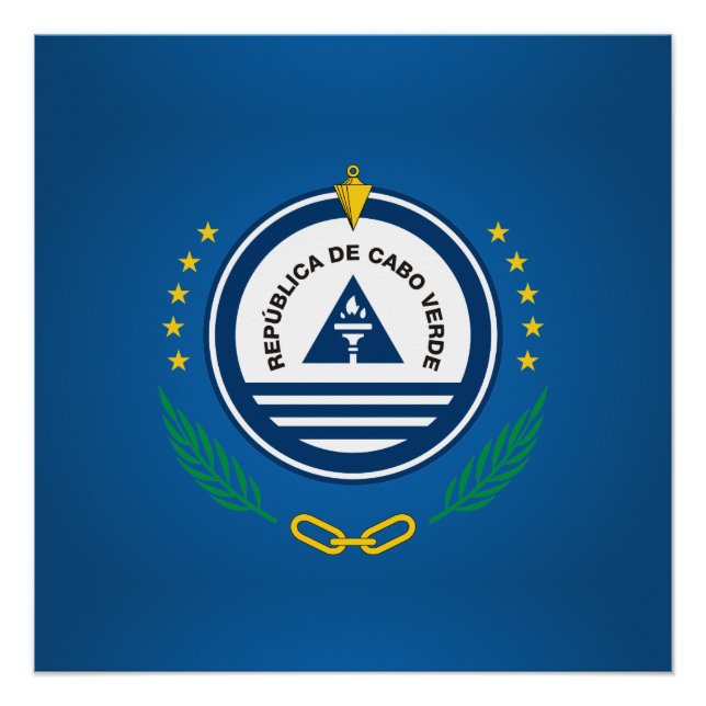 Cape Verdean coat of arms Poster (Front)