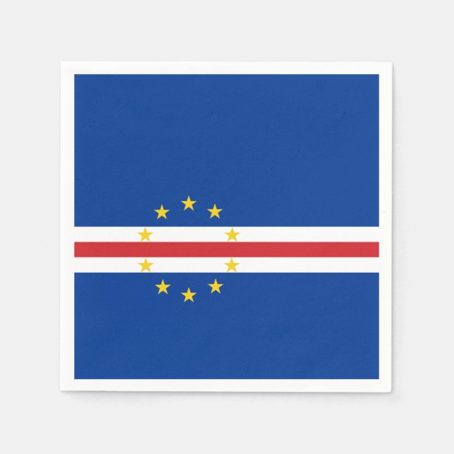 Cape Verdean Flag (Cape Verde) Napkin (Front)
