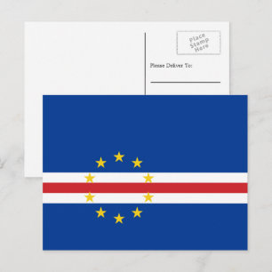 Cape Verdean Flag, Flag of Cape Verde Postcard