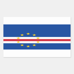 Cape Verdean flag Stickers