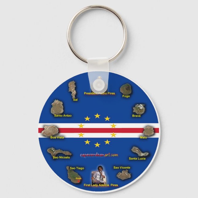 Cape Verdean Key chain (Front)